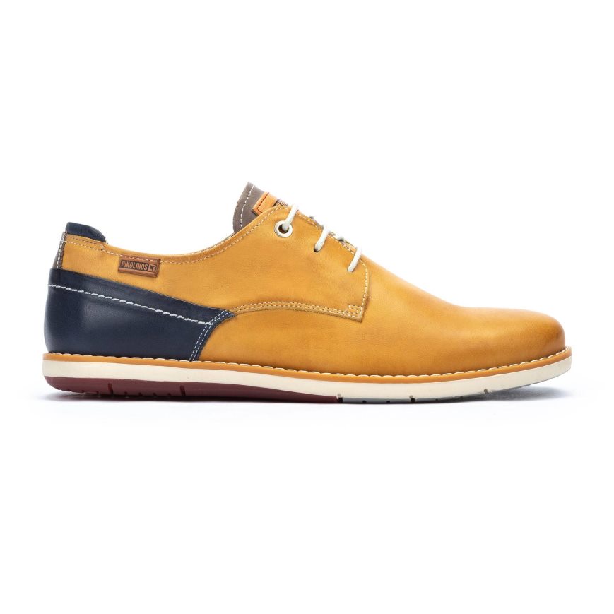 Men\'s Pikolinos JUCAR Casual Shoes Yellow | NZ S8072A1